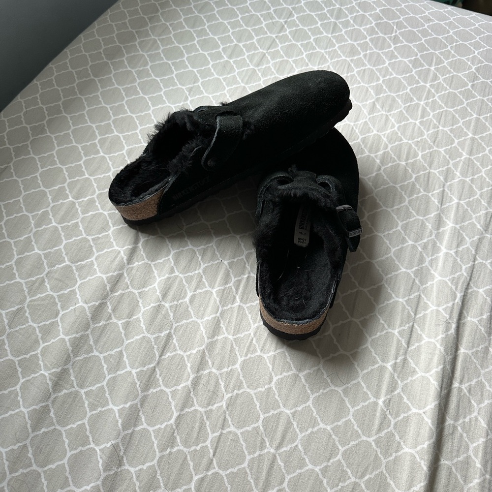 Boston Shearling Birkenstock Black
